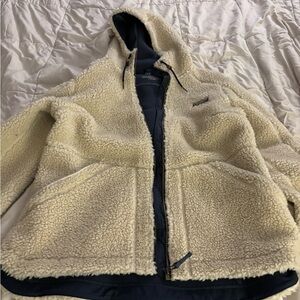 L.L. Bean Cream Teddy Jacket